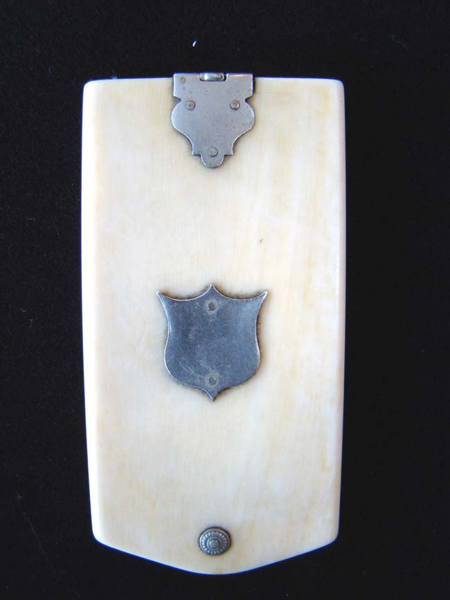 A Civil War era folding Ivory Pocket Calendar circa 1865 — image 2